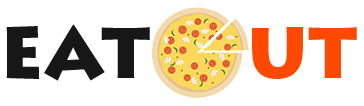 eatout pizza restaurant logo