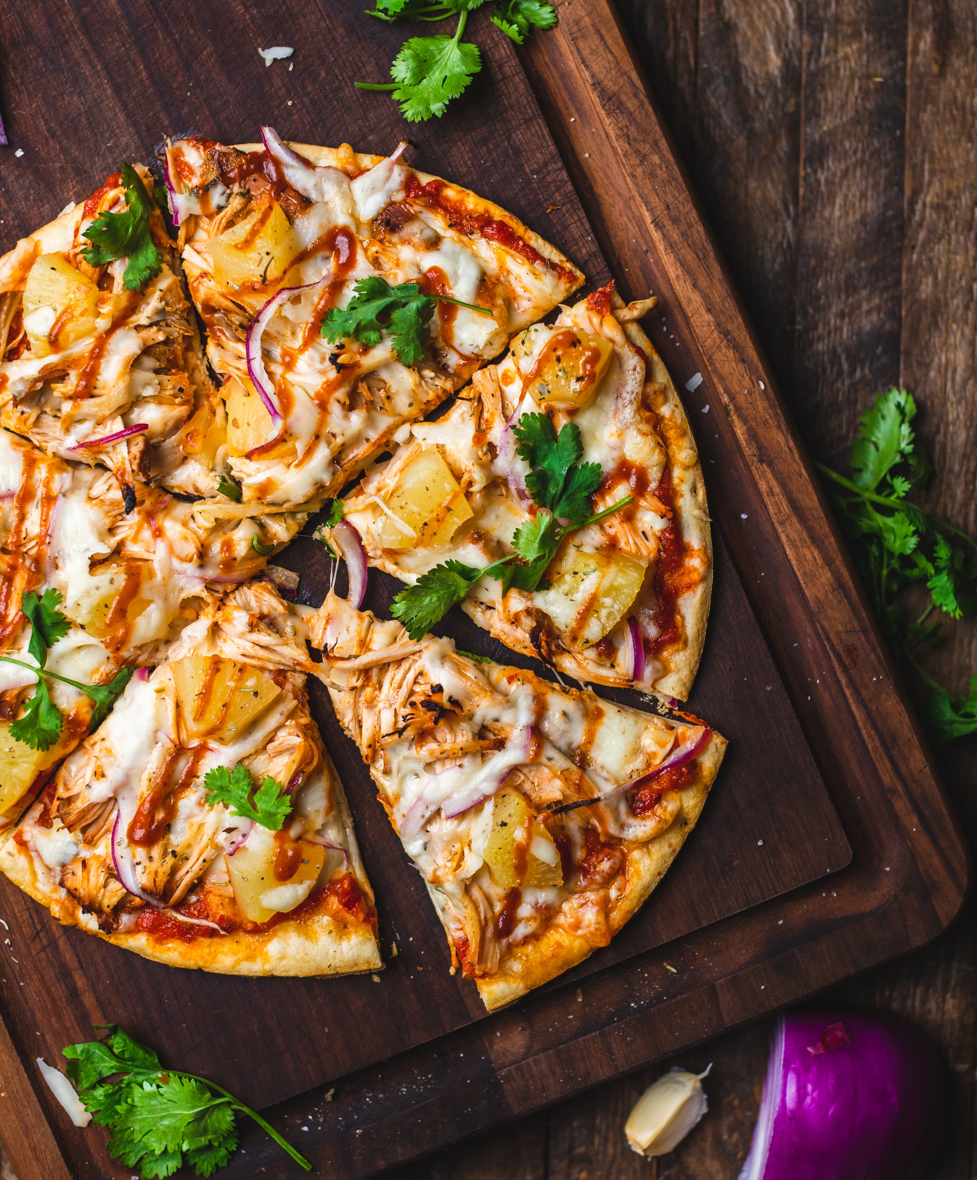 margherita flavoured pizza image